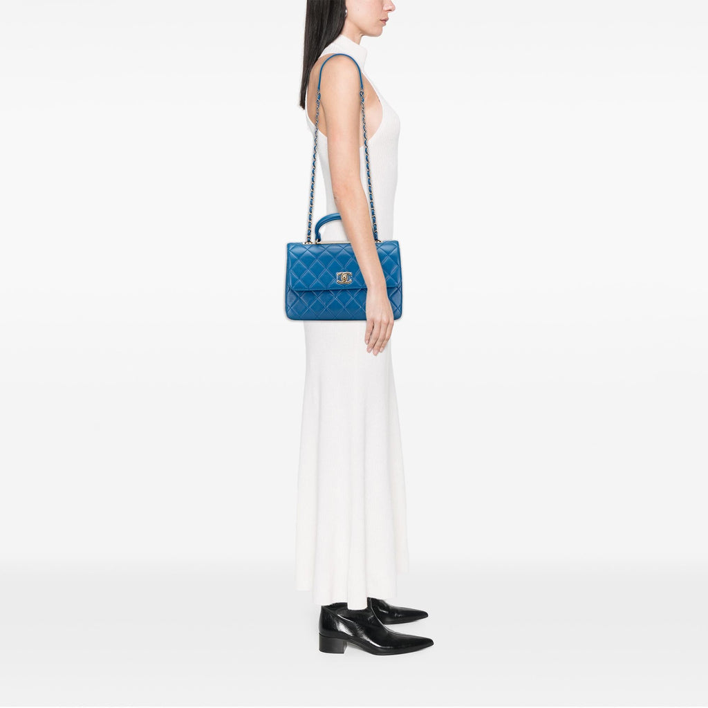 Chanel Medium Lambskin Trendy CC Top Handle Bag