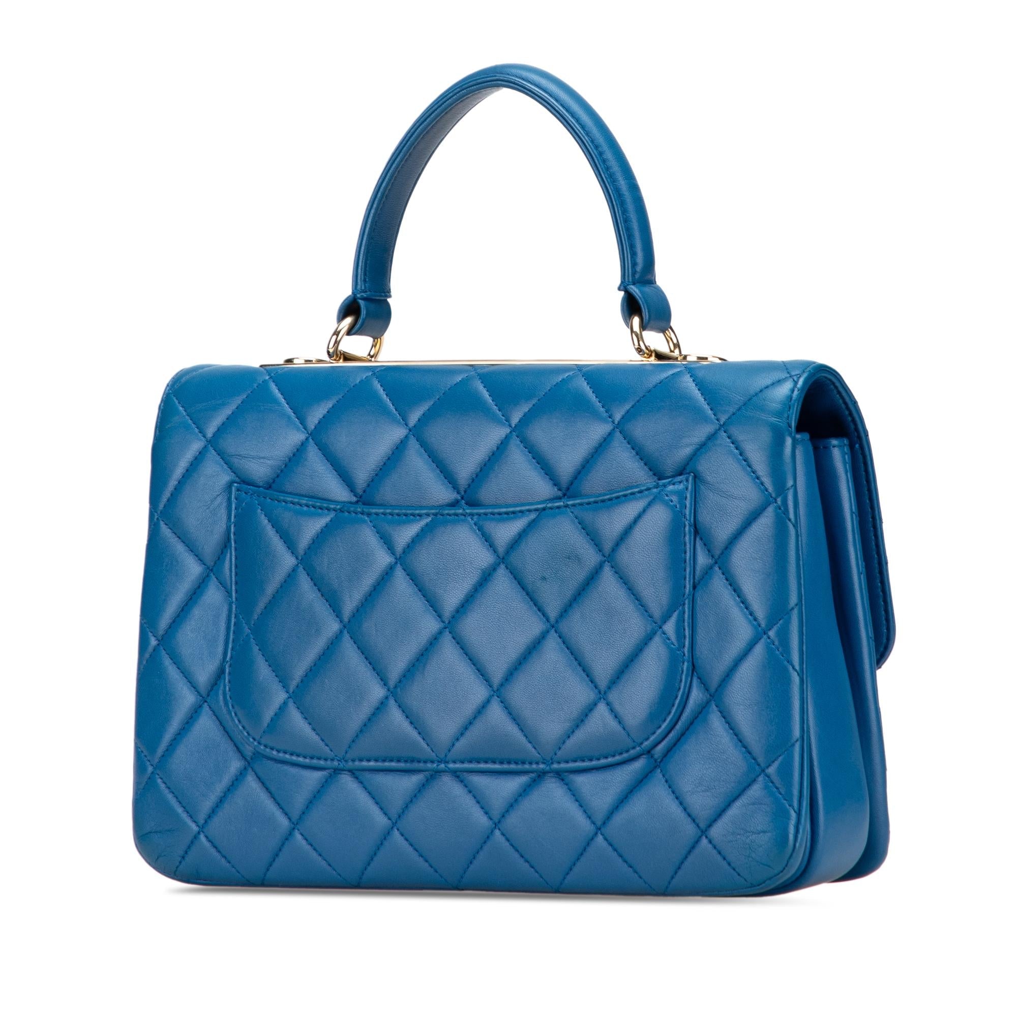 Chanel Medium Lambskin Trendy CC Top Handle Bag
