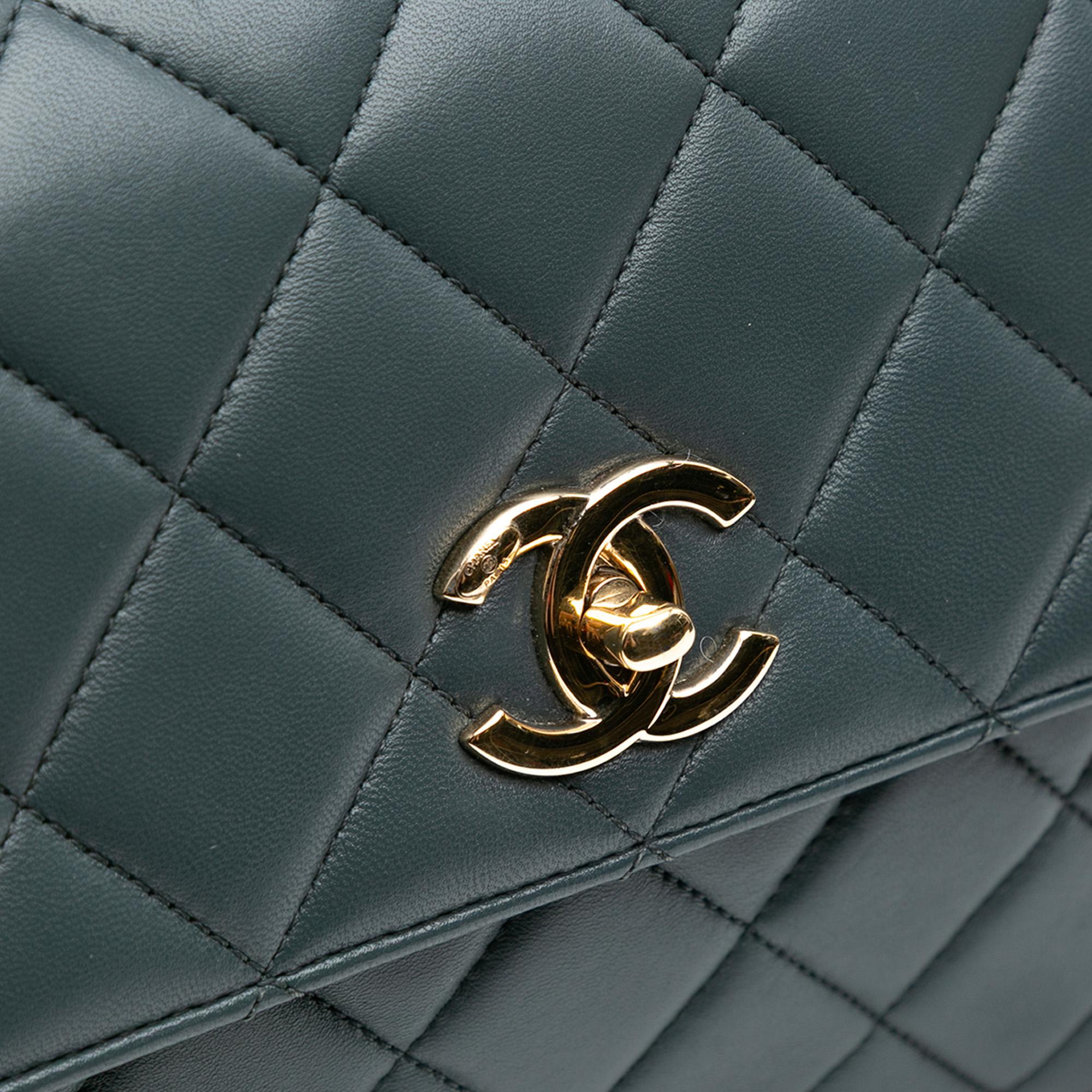Chanel Medium Lambskin Trendy CC Top Handle Bag