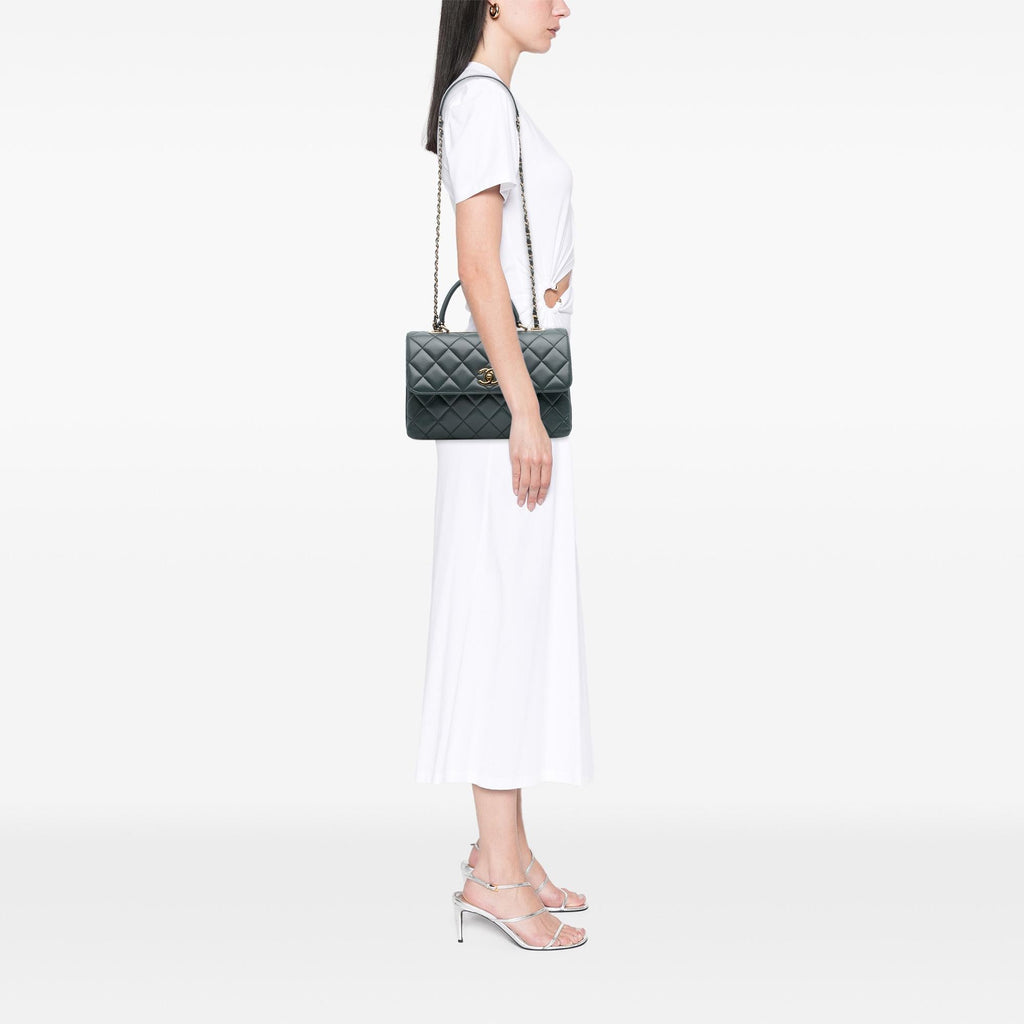 Chanel Medium Lambskin Trendy CC Top Handle Bag