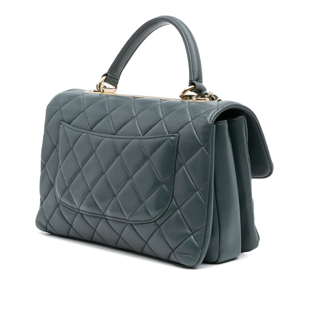 Chanel Medium Lambskin Trendy CC Top Handle Bag