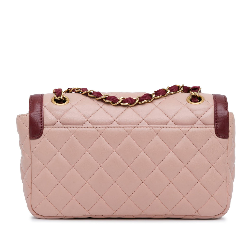 Chanel Medium Lambskin Two Tone Day Flap (SHG-lSZu9P)