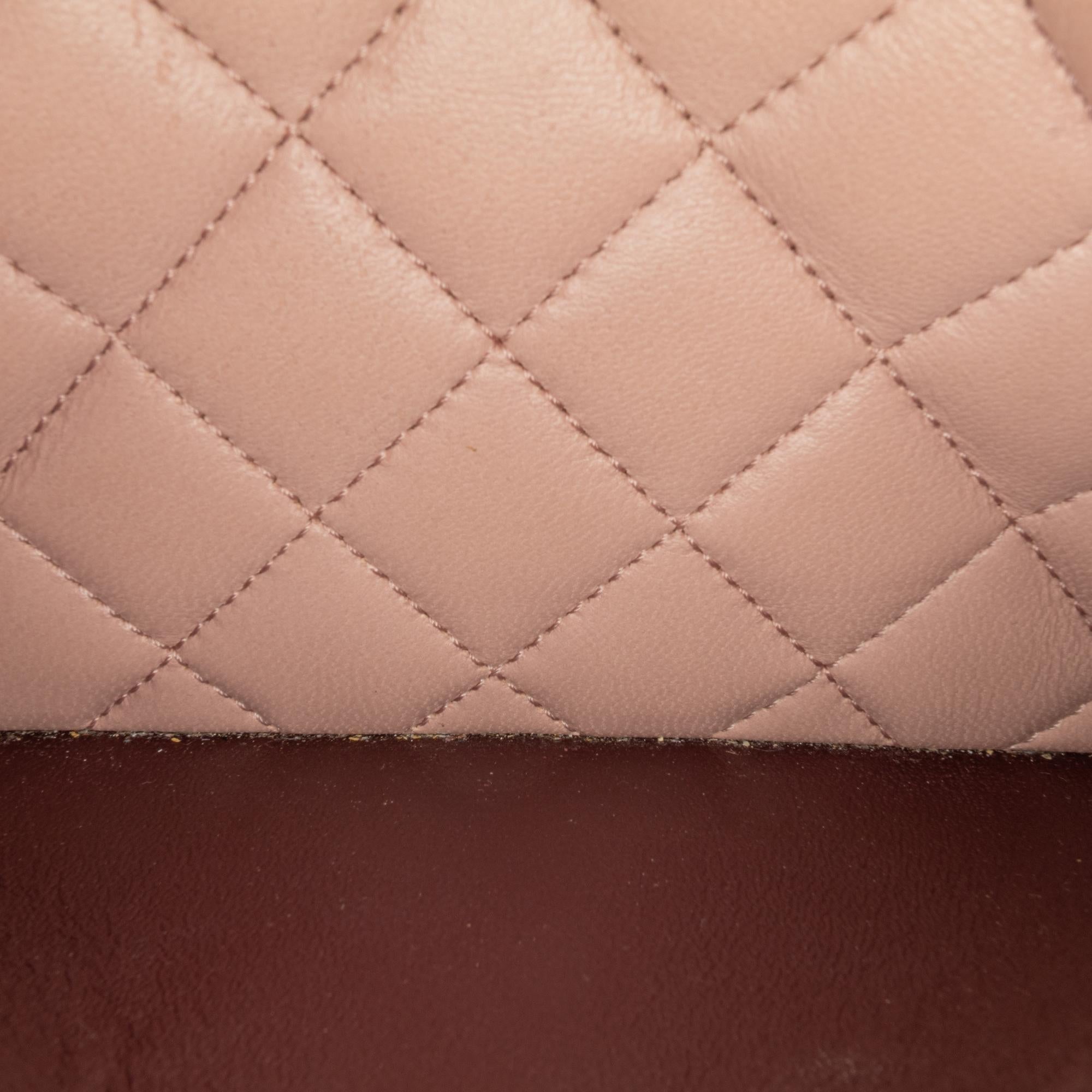 Chanel Medium Lambskin Two Tone Day Flap (SHG-lSZu9P)