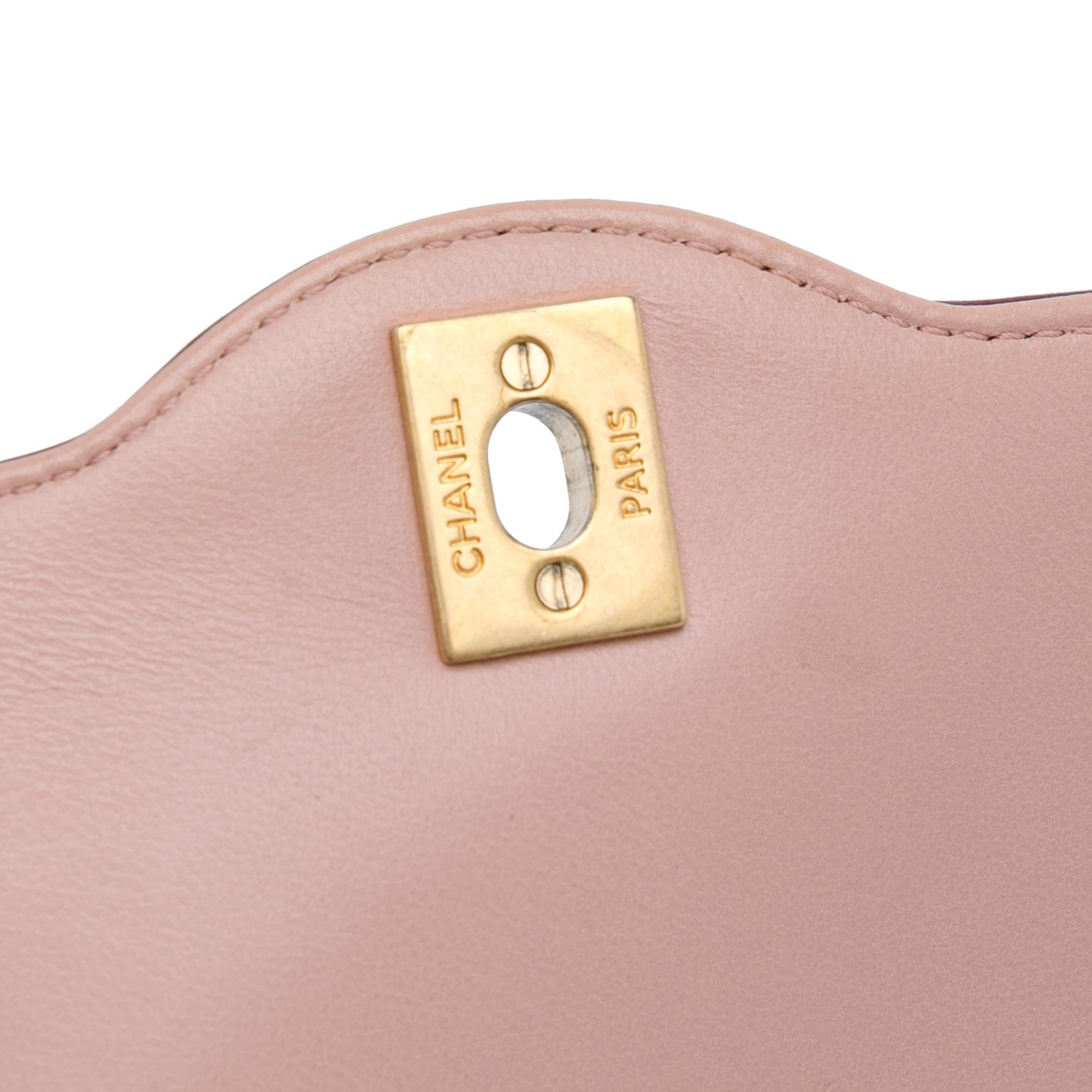 Chanel Medium Lambskin Two Tone Day Flap (SHG-lSZu9P)