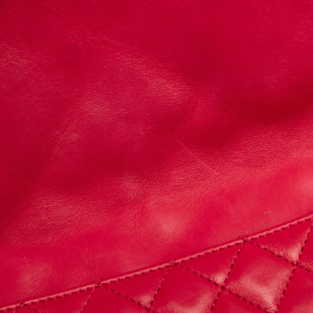 Chanel Medium Lambskin Valentine Heart Charms Single Flap (SHG-daODEP)