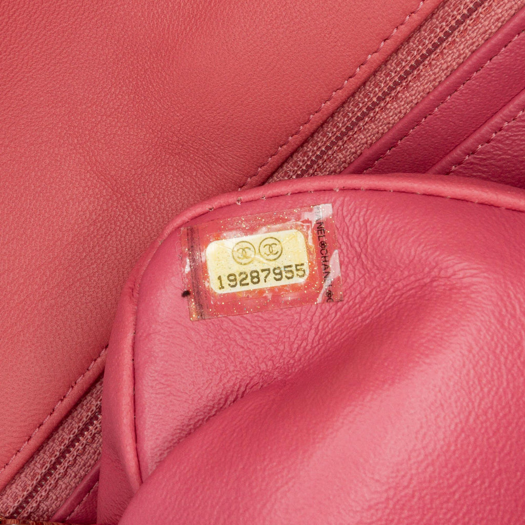 Chanel Medium Lambskin Valentine Heart Charms Single Flap