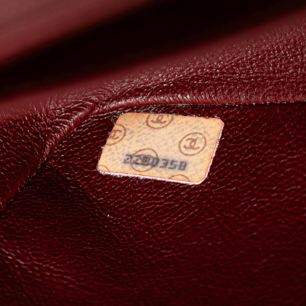 Chanel Medium Lambskin Vertical Border Flap (SHG-t5P50W)