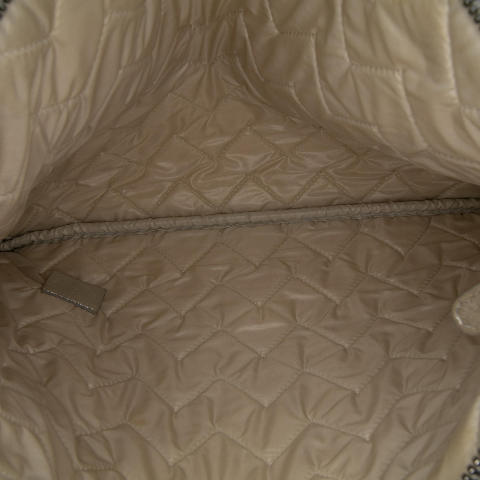 Chanel Medium Metallic Chevron Calfskin O Case Clutch