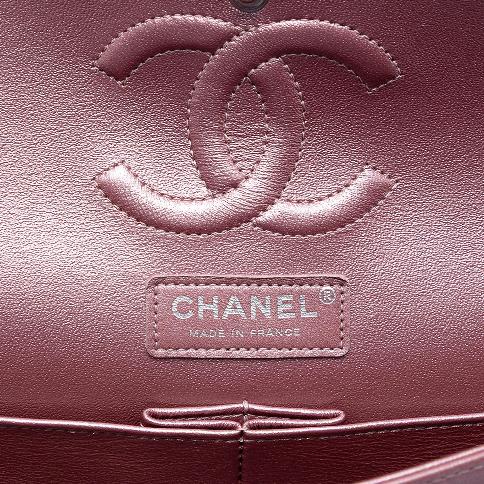 Chanel Medium Metallic Classic Lambskin Double Flap