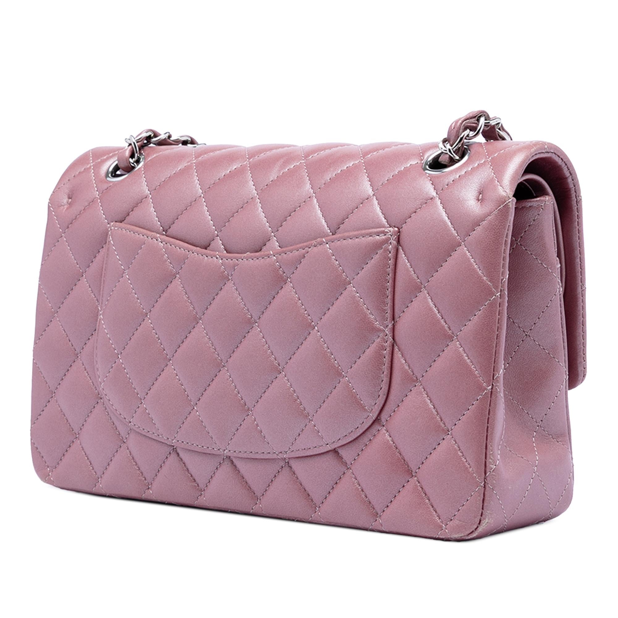 Chanel Medium Metallic Classic Lambskin Double Flap