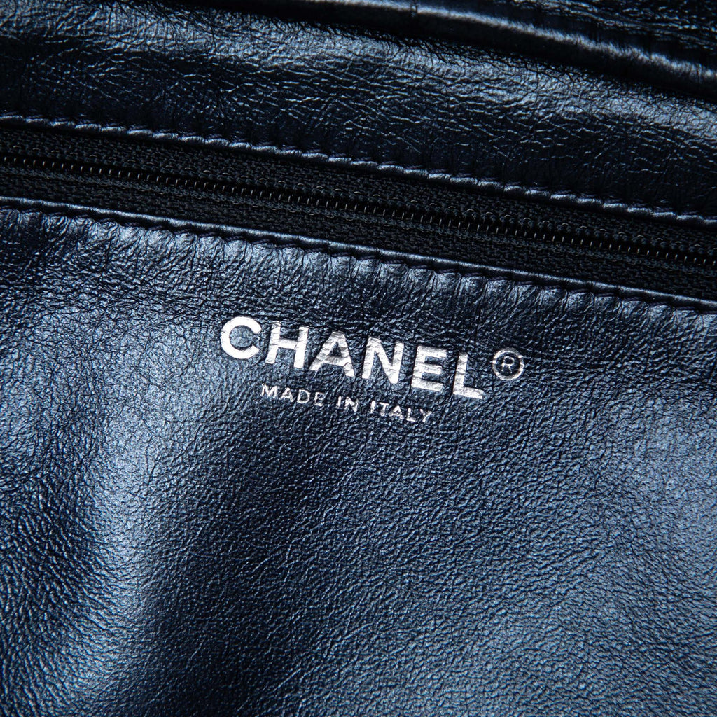 Chanel Medium Metallic Quilted Aged Calfskin Reissue Camera Bag