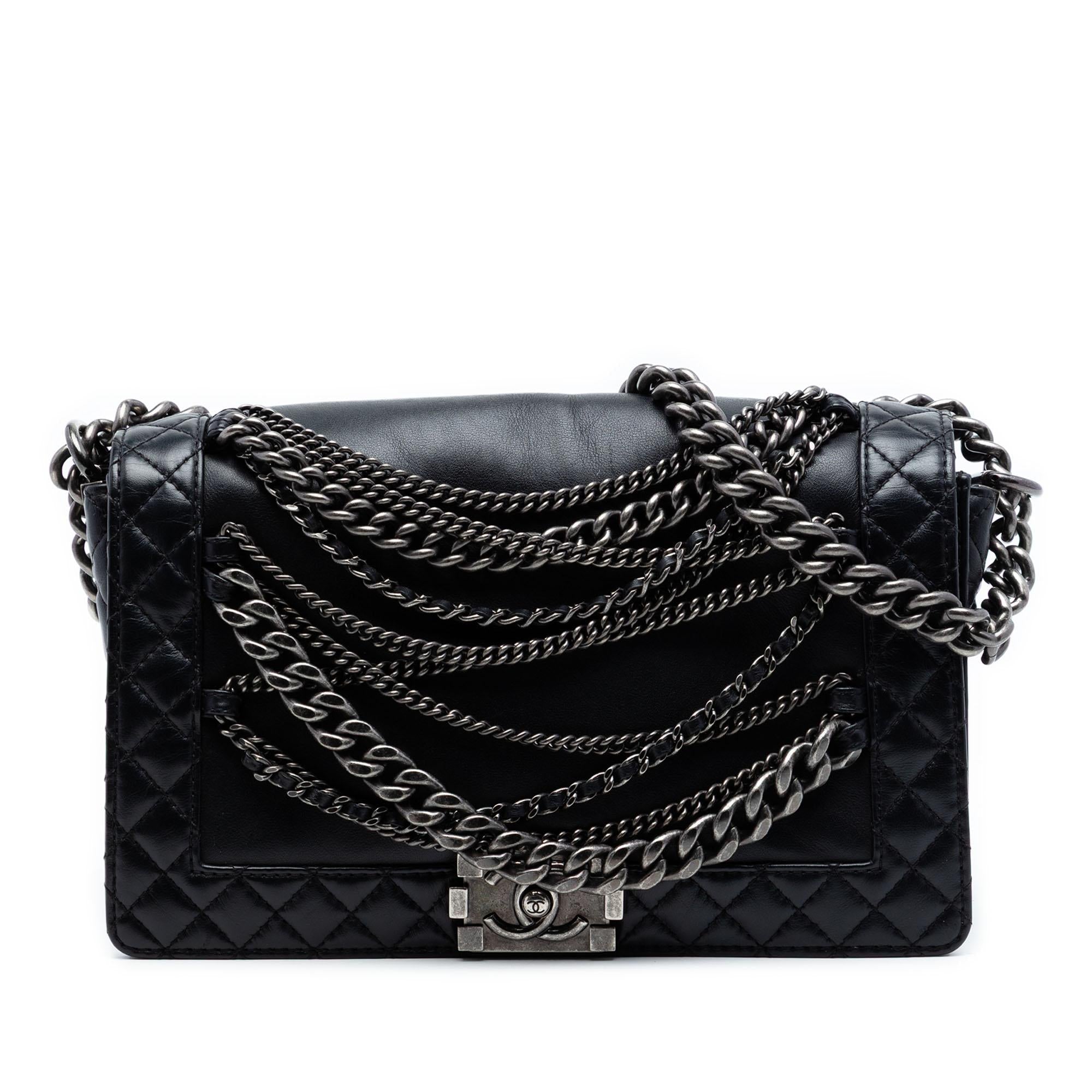 Chanel Medium Paris Dallas Enchained Boy Flap