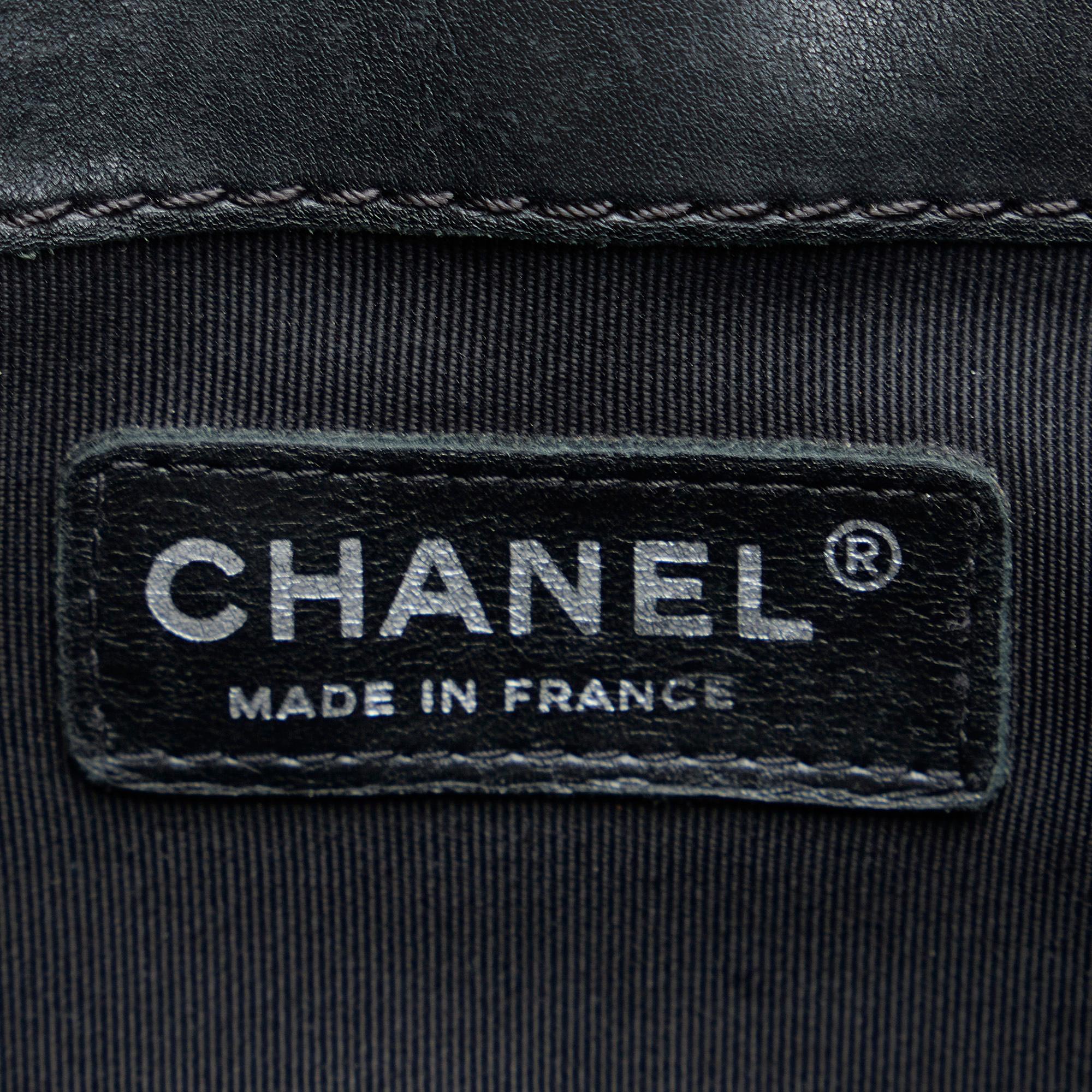 Chanel Medium Patent Boy Reverso Flap