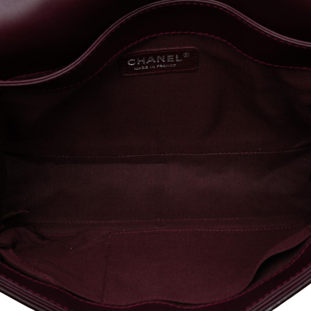 Chanel Medium Patent Boy Reverso Flap