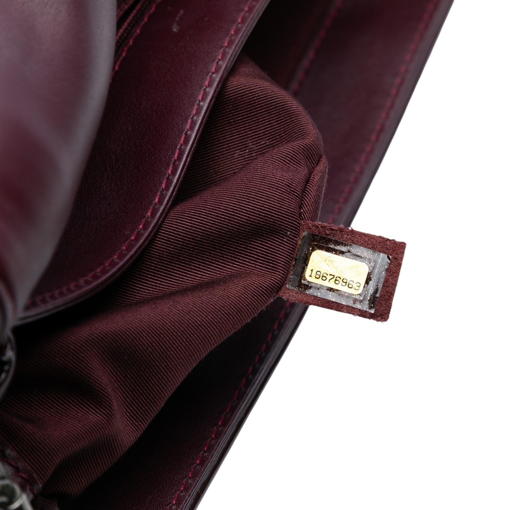Chanel Medium Patent Boy Reverso Flap