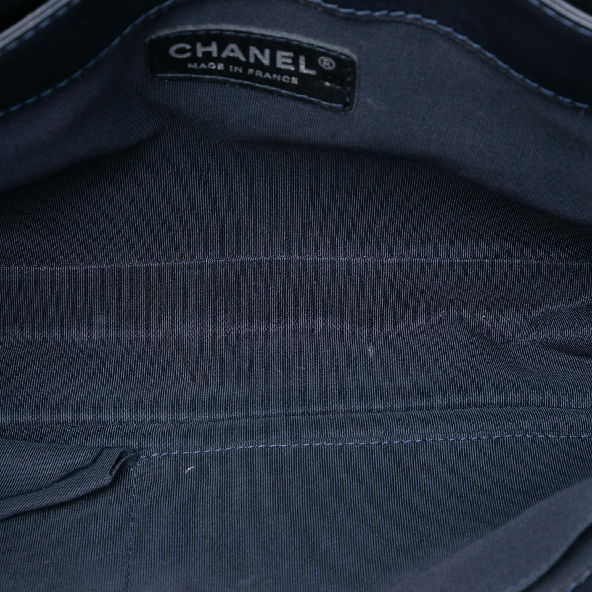Chanel Medium Patent Boy Reverso Flap