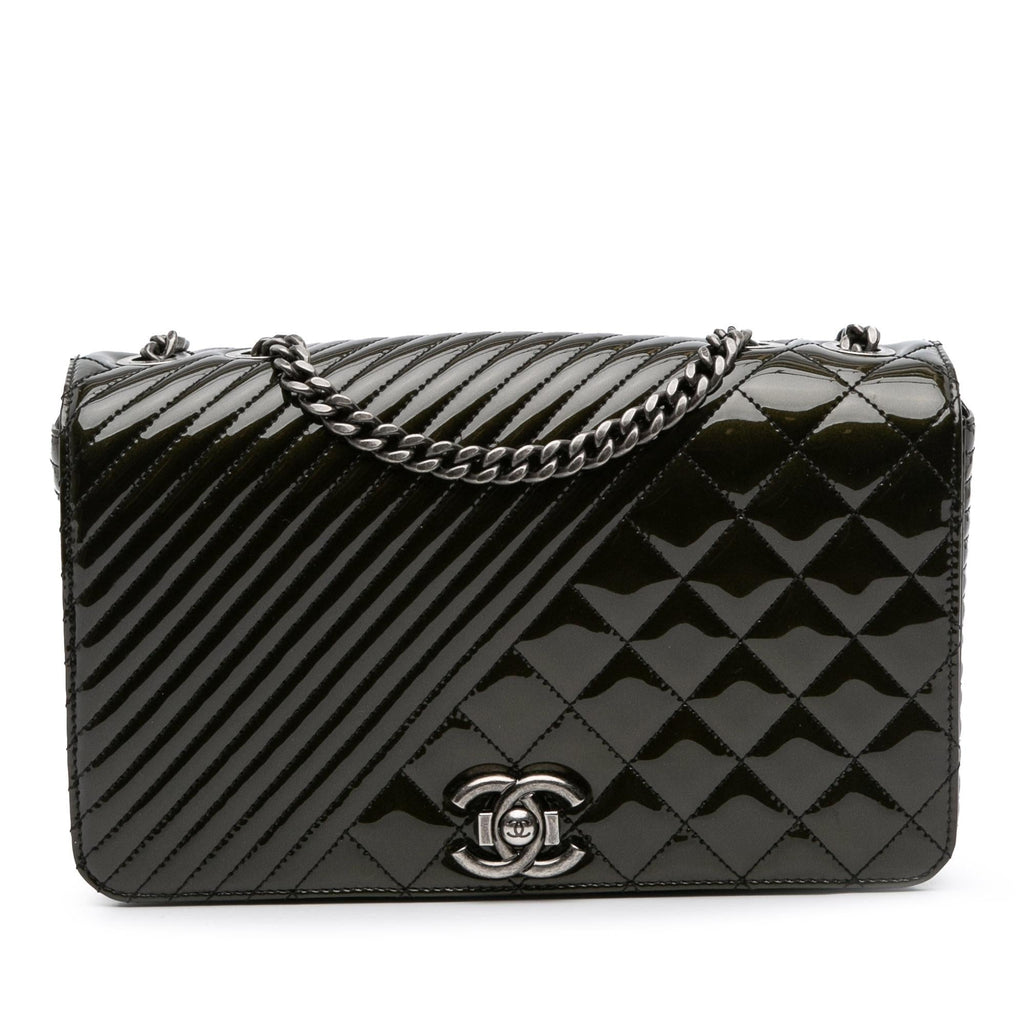 Chanel Medium Patent Coco Boy Flap