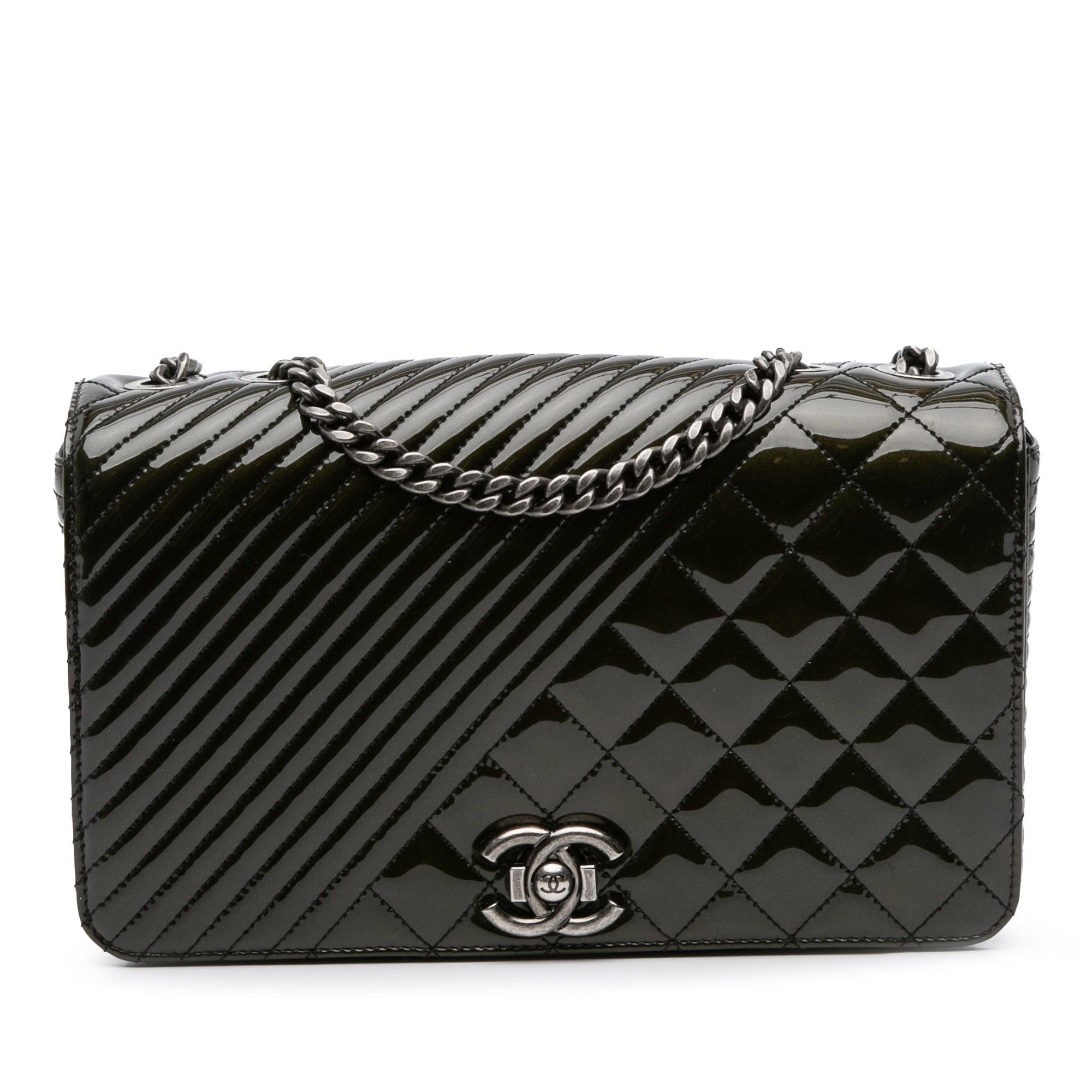 Chanel Medium Patent Coco Boy Flap
