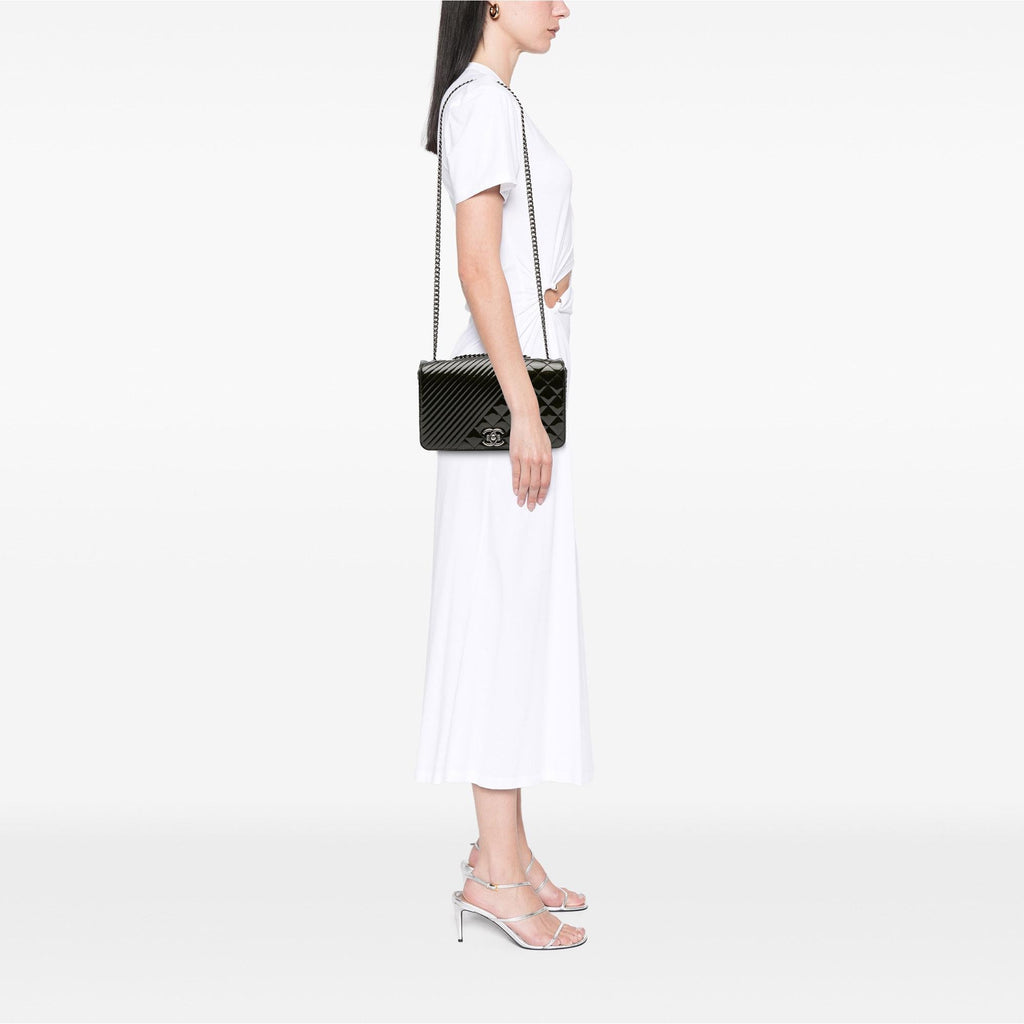 Chanel Medium Patent Coco Boy Flap