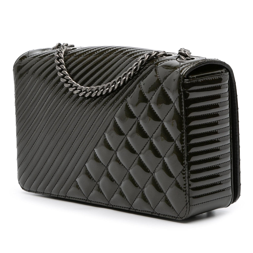 Chanel Medium Patent Coco Boy Flap