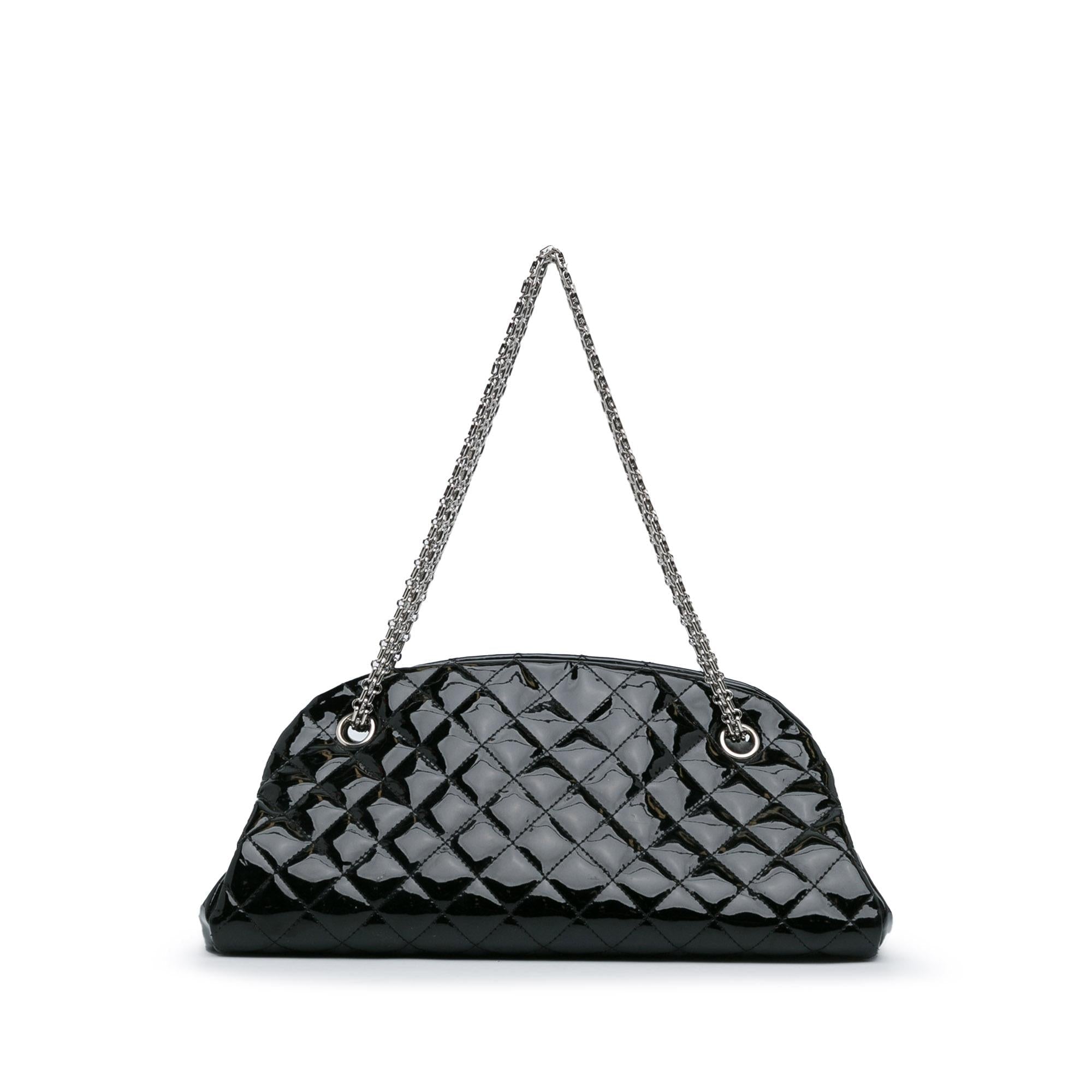 Chanel Medium Patent Just Mademoiselle Shoulder Bag (SHG-IKOedq)