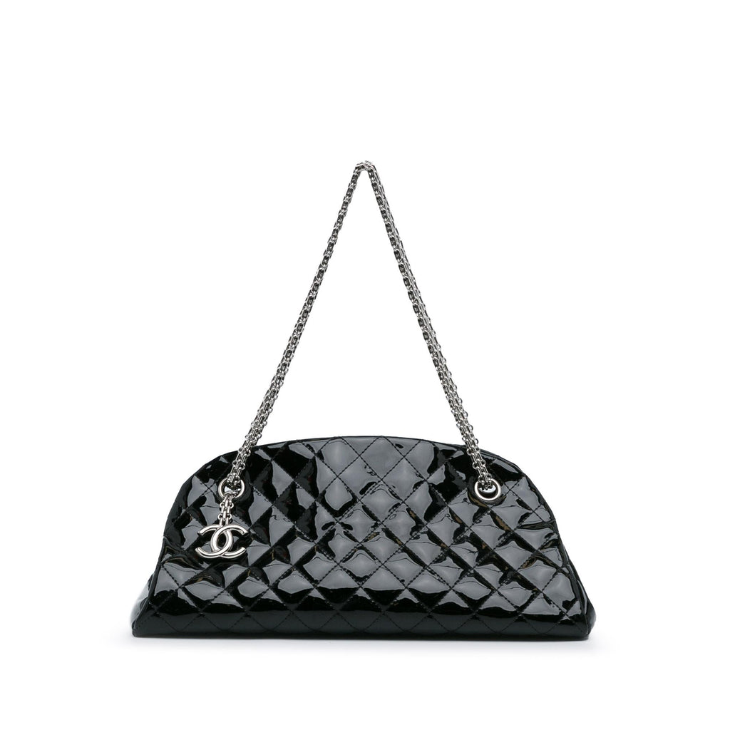 Chanel Medium Patent Just Mademoiselle Shoulder Bag (SHG-IKOedq)