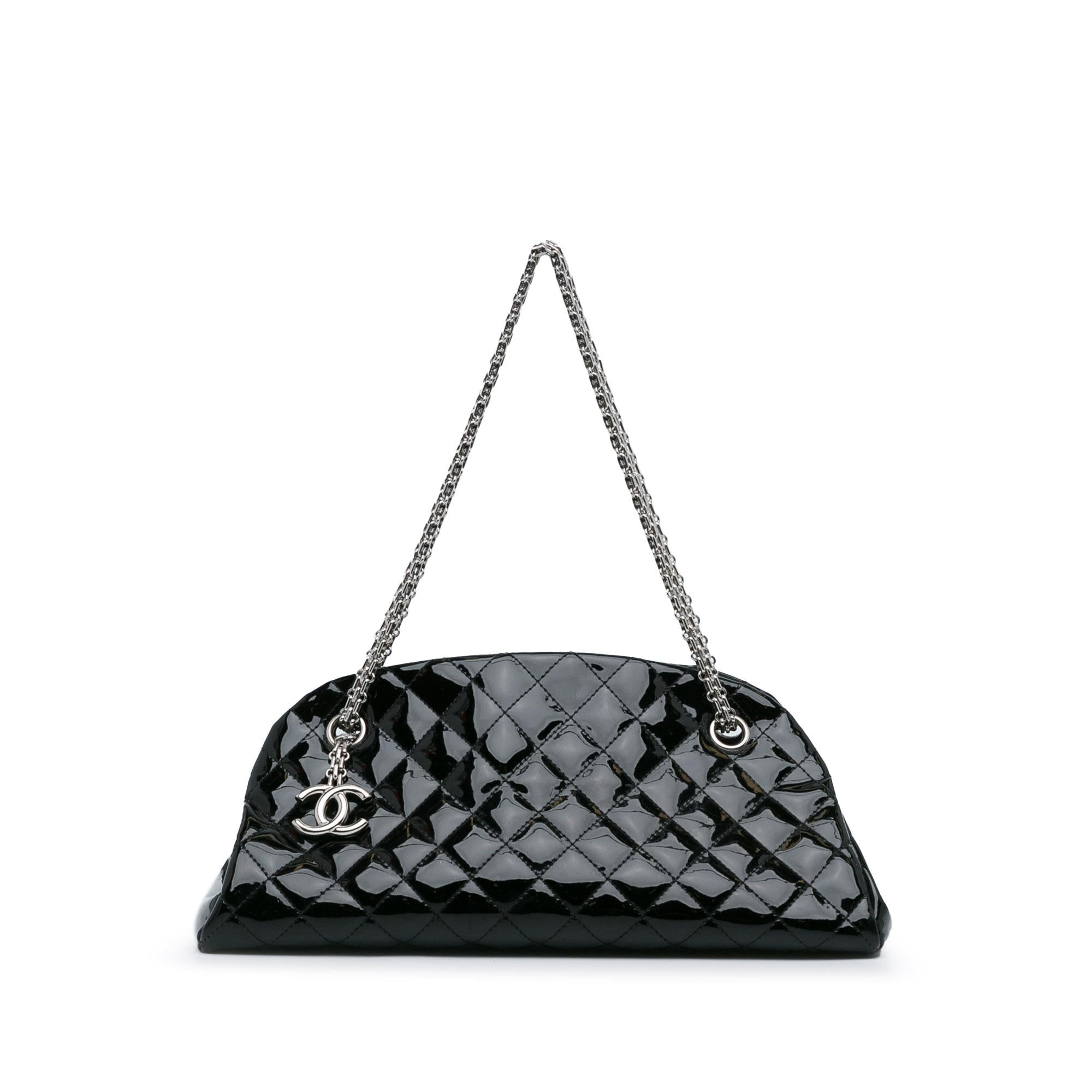 Chanel Medium Patent Just Mademoiselle Shoulder Bag (SHG-IKOedq)