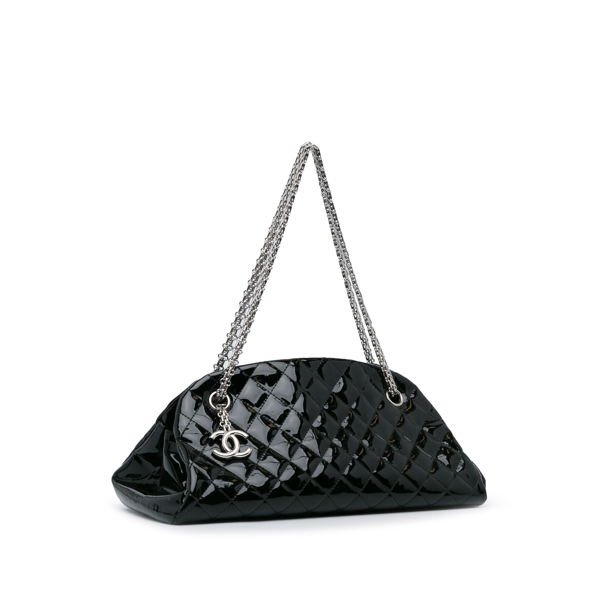 Chanel Medium Patent Just Mademoiselle Shoulder Bag (SHG-IKOedq)