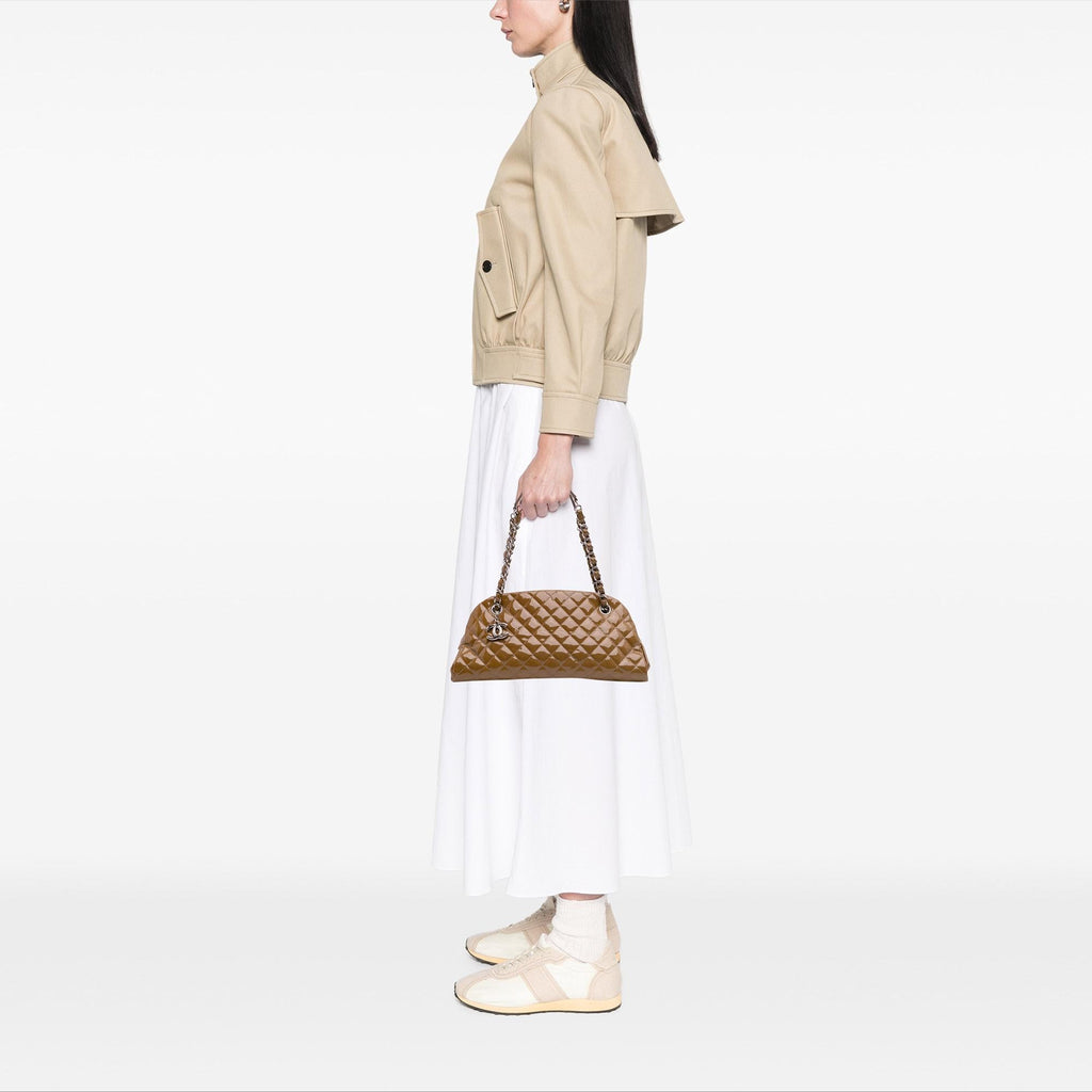 Chanel Medium Patent Just Mademoiselle Shoulder Bag
