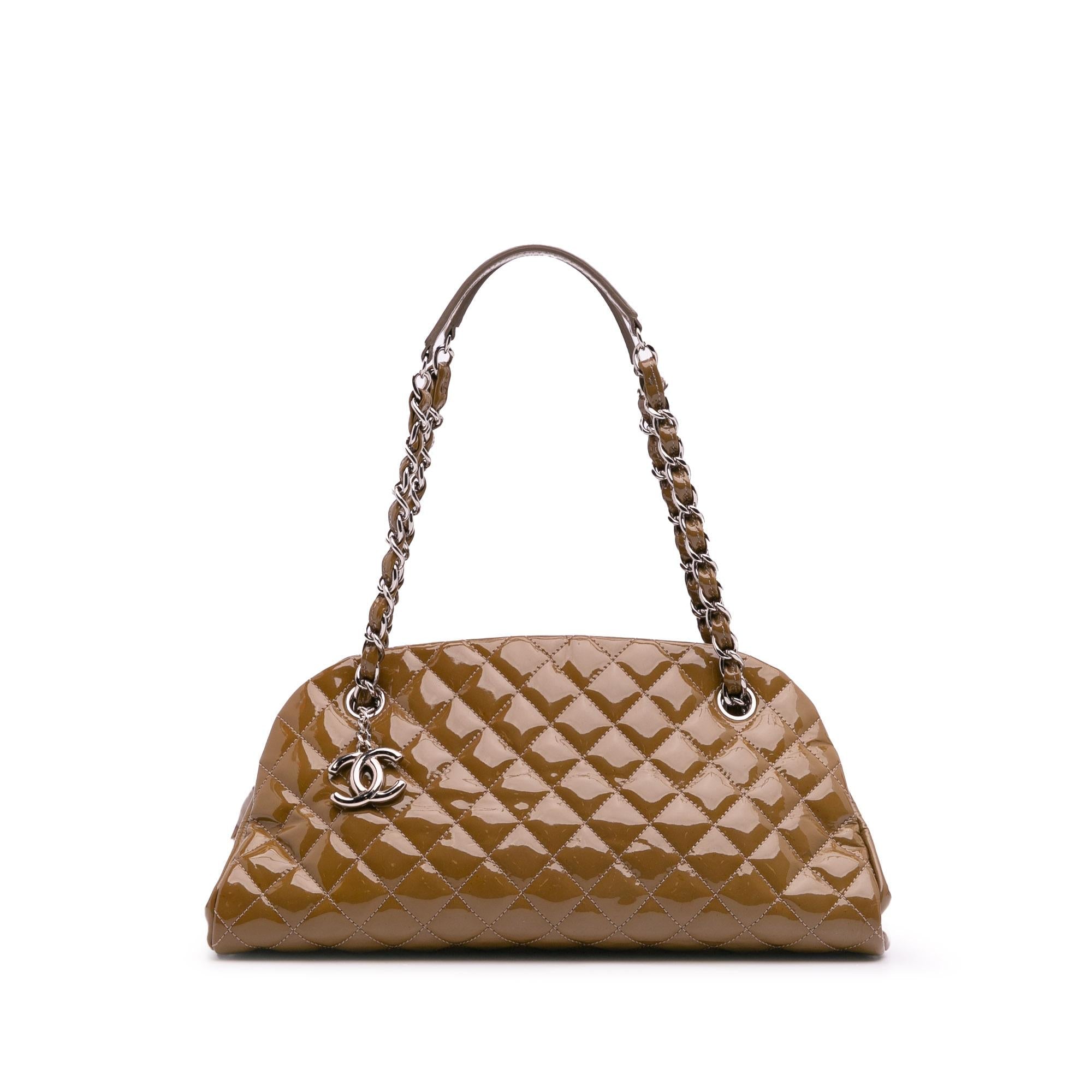Chanel Medium Patent Just Mademoiselle Shoulder Bag