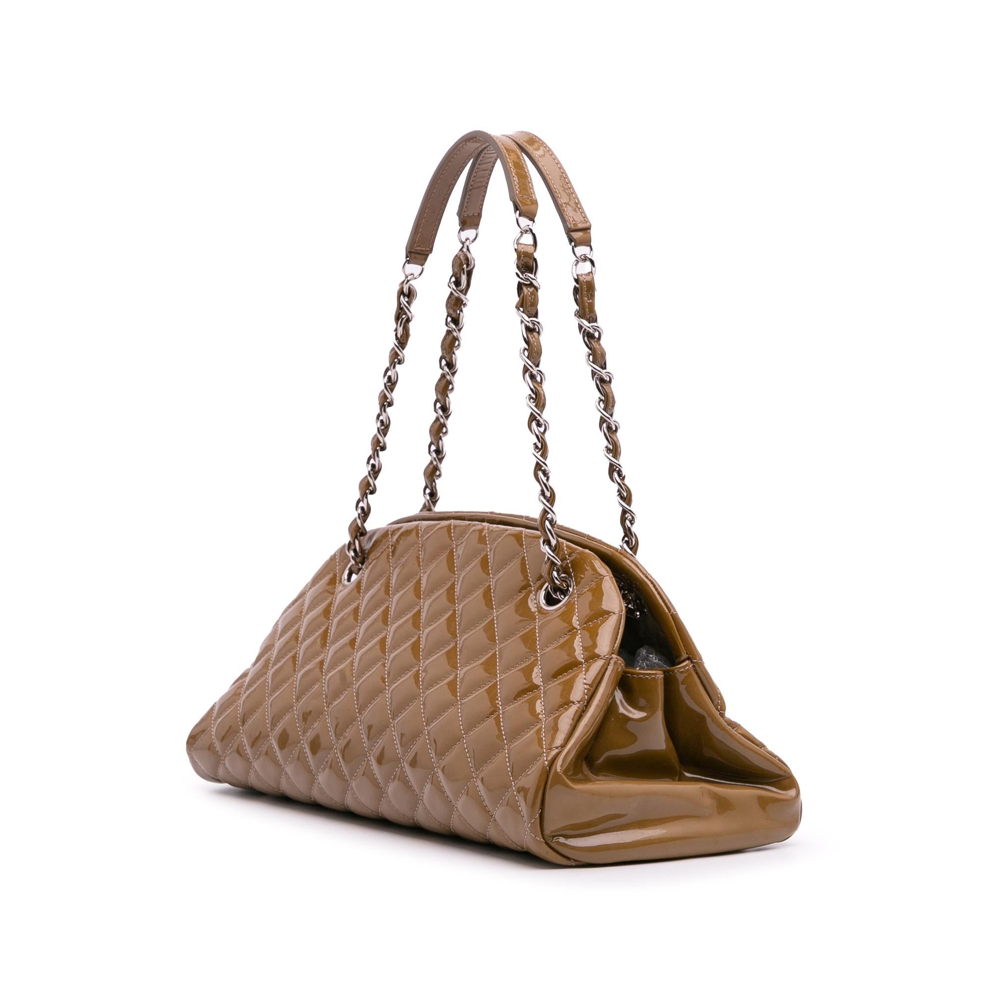 Chanel Medium Patent Just Mademoiselle Shoulder Bag