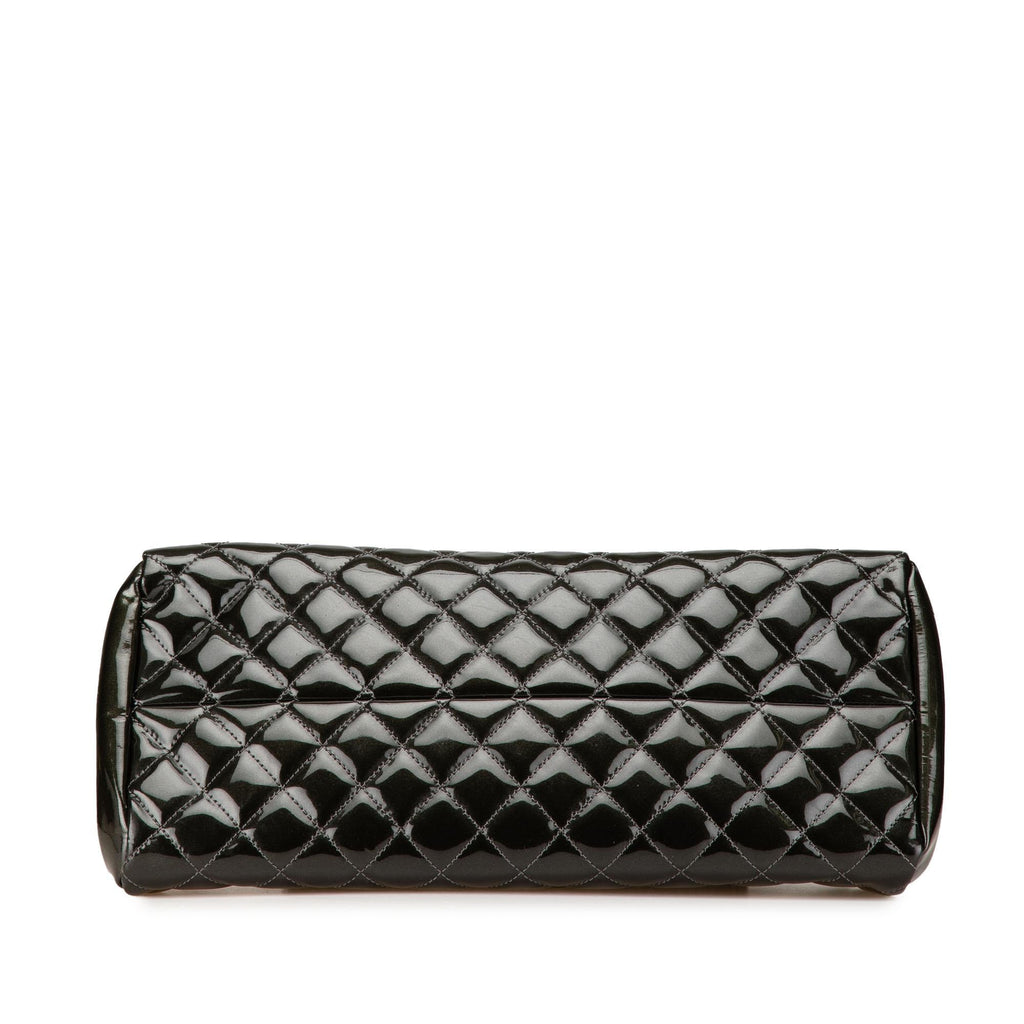 Chanel Medium Patent Ombre Just Mademoiselle Shoulder Bag