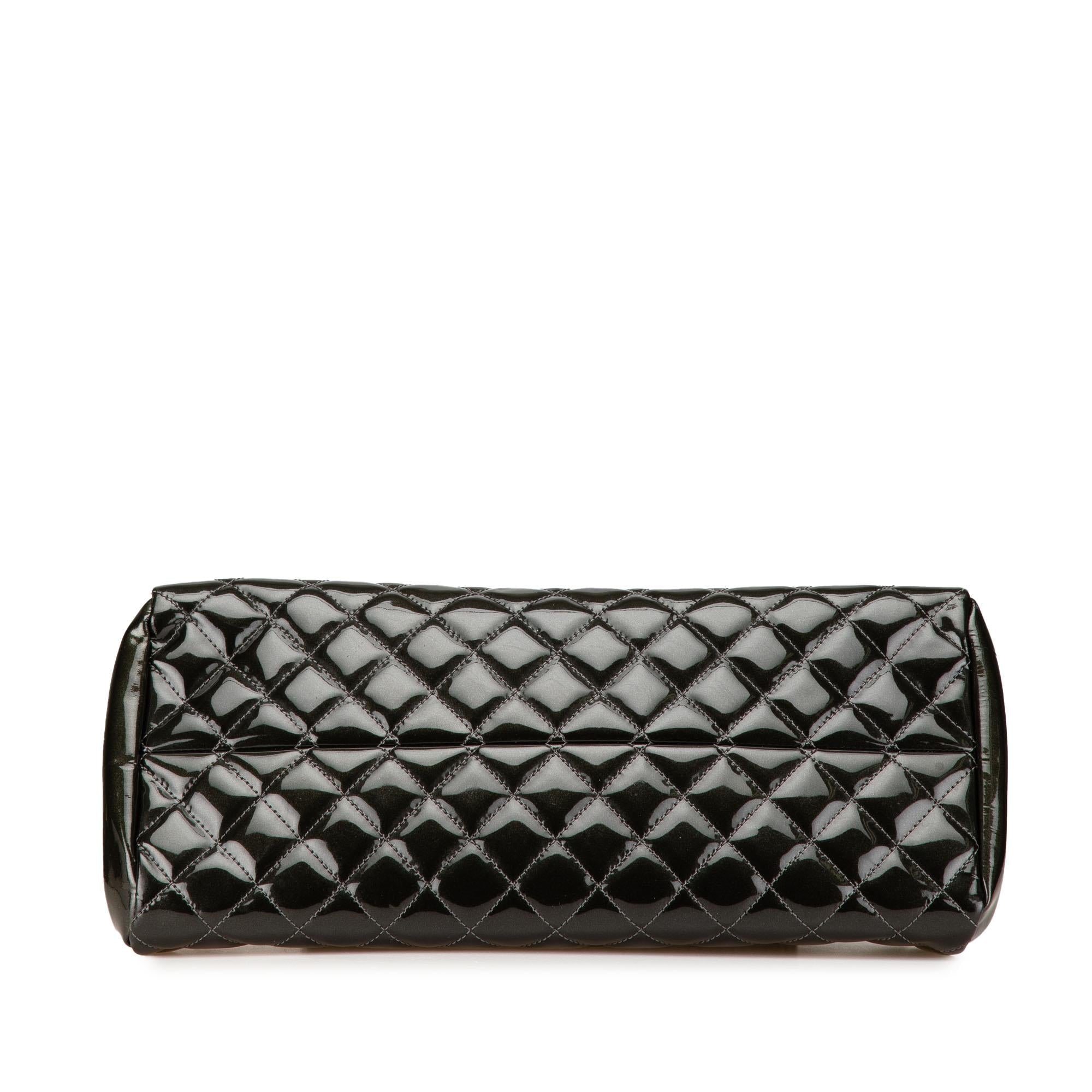Chanel Medium Patent Ombre Just Mademoiselle Shoulder Bag