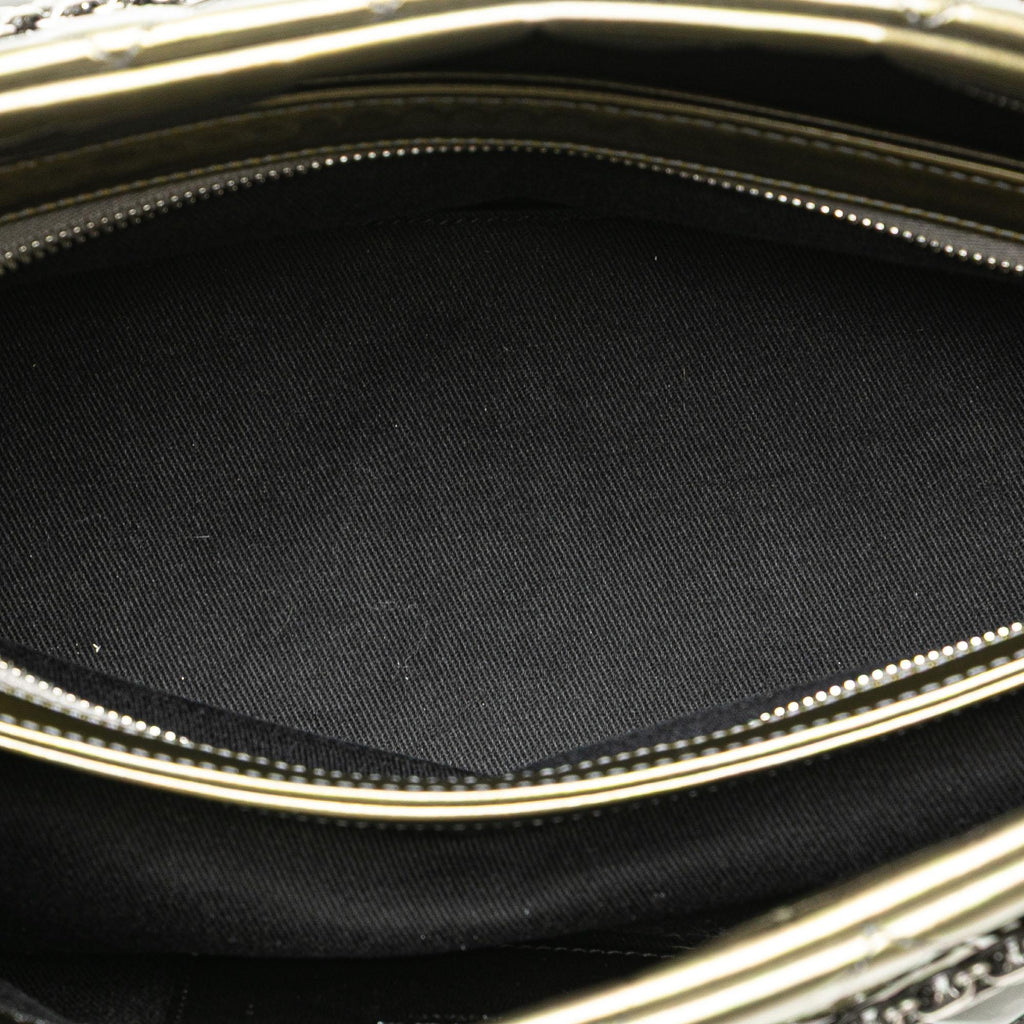 Chanel Medium Patent Ombre Just Mademoiselle Shoulder Bag