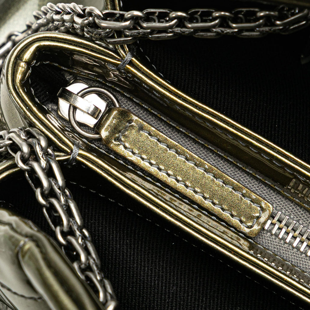 Chanel Medium Patent Ombre Just Mademoiselle Shoulder Bag