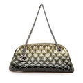 Chanel Medium Patent Ombre Just Mademoiselle Shoulder Bag