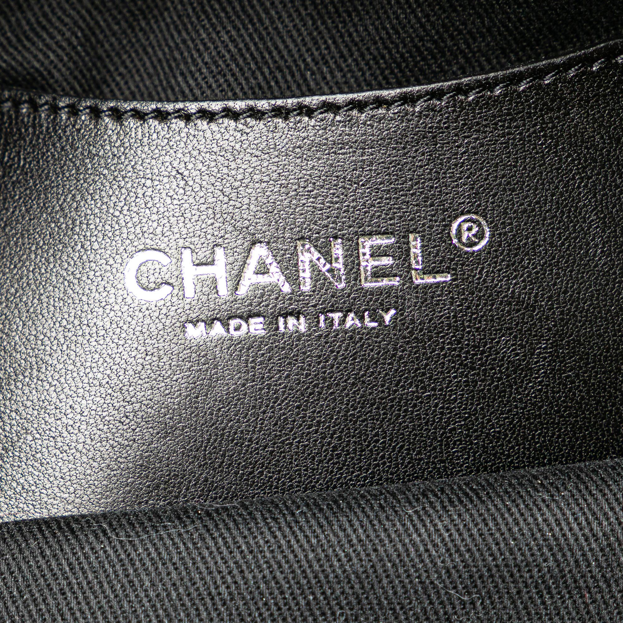 Chanel Medium Patent Ombre Just Mademoiselle Shoulder Bag