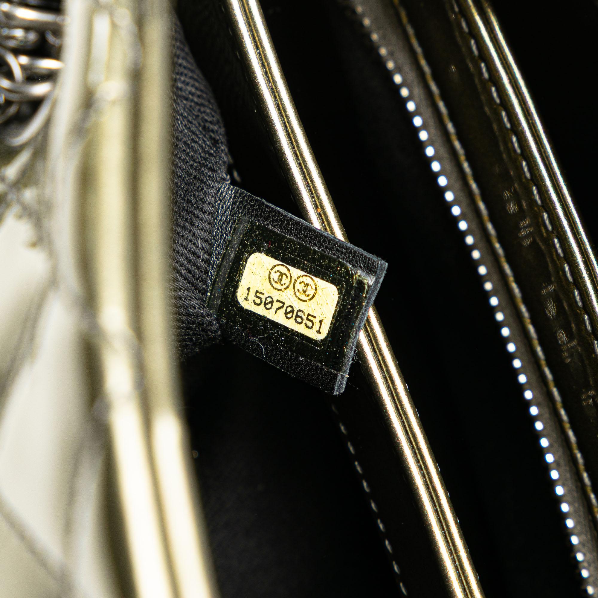 Chanel Medium Patent Ombre Just Mademoiselle Shoulder Bag