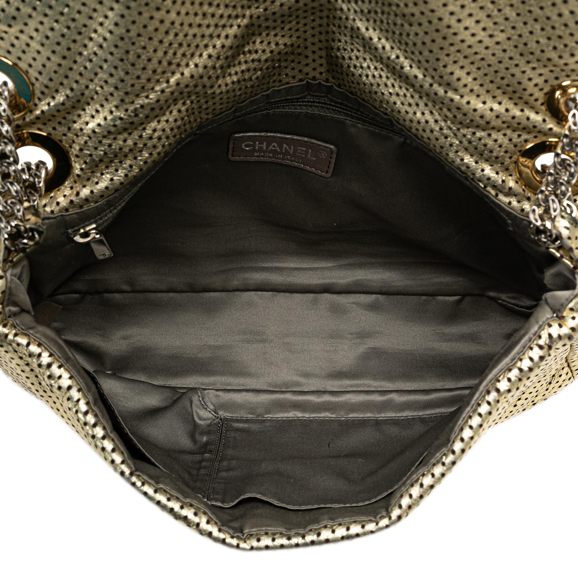 Chanel Medium Perforated Calfskin Reissue Drill Flap