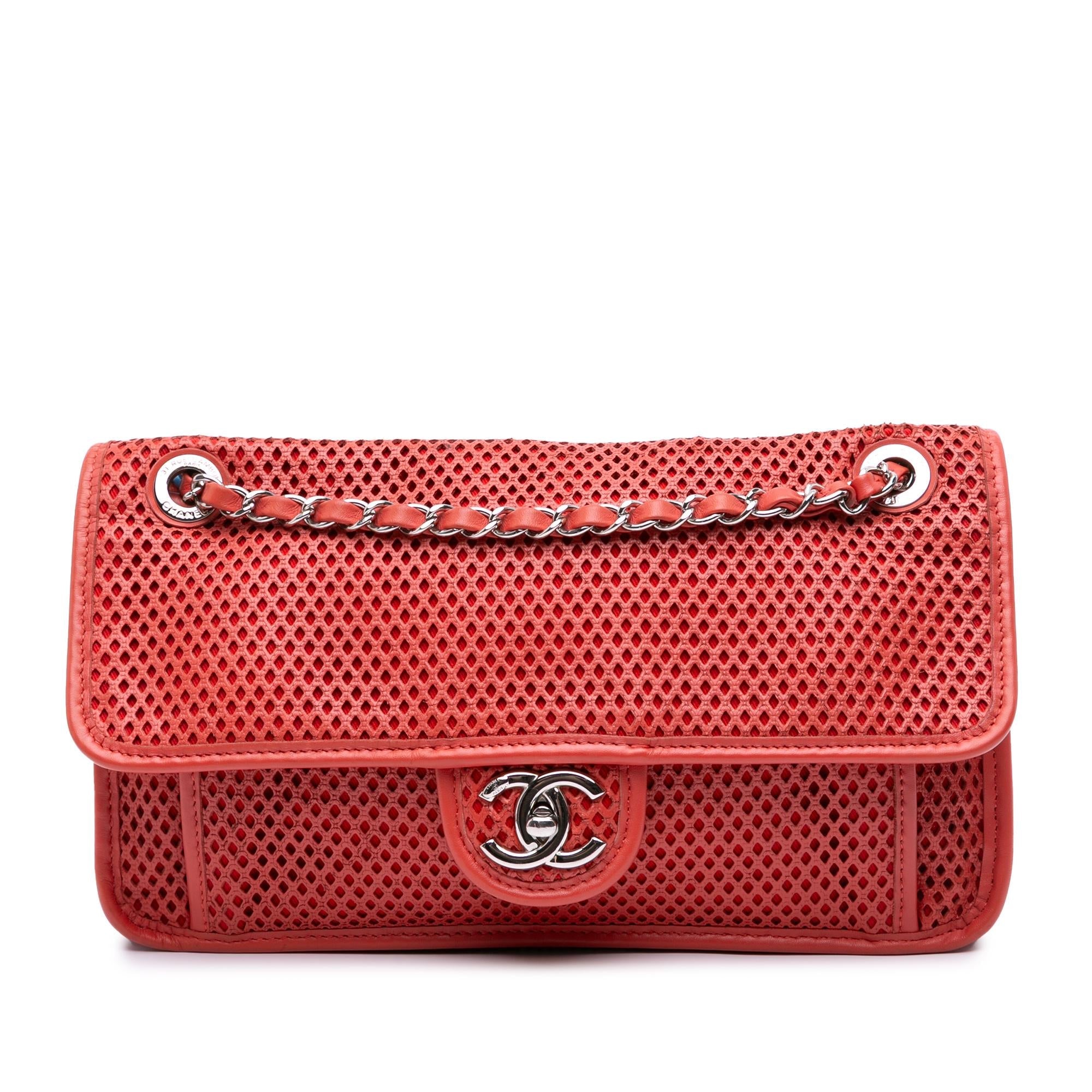 Chanel Medium Perforated Calfskin Up In The Air Flap