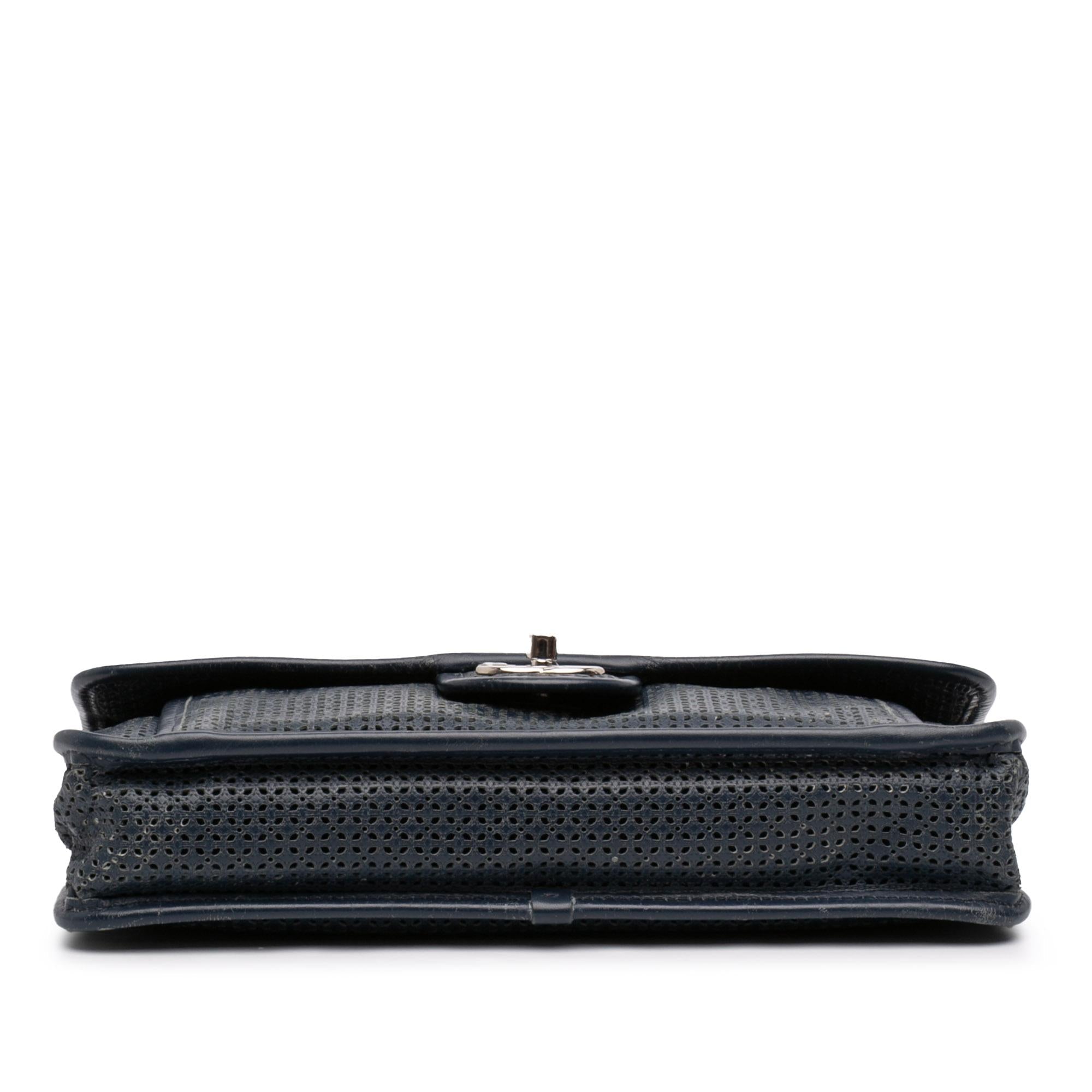 Chanel Medium Perforated Calfskin Up In The Air Flap