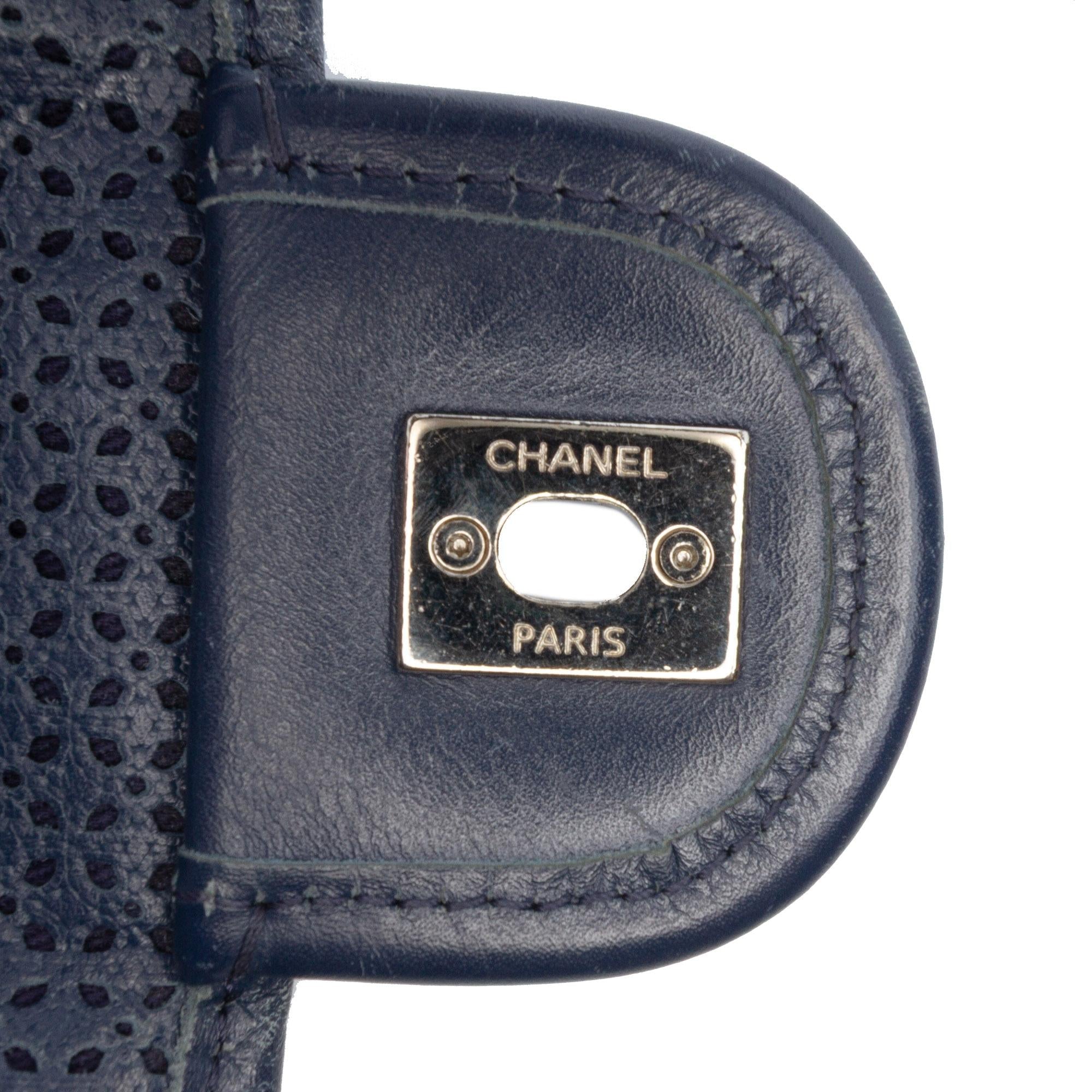 Chanel Medium Perforated Calfskin Up In The Air Flap