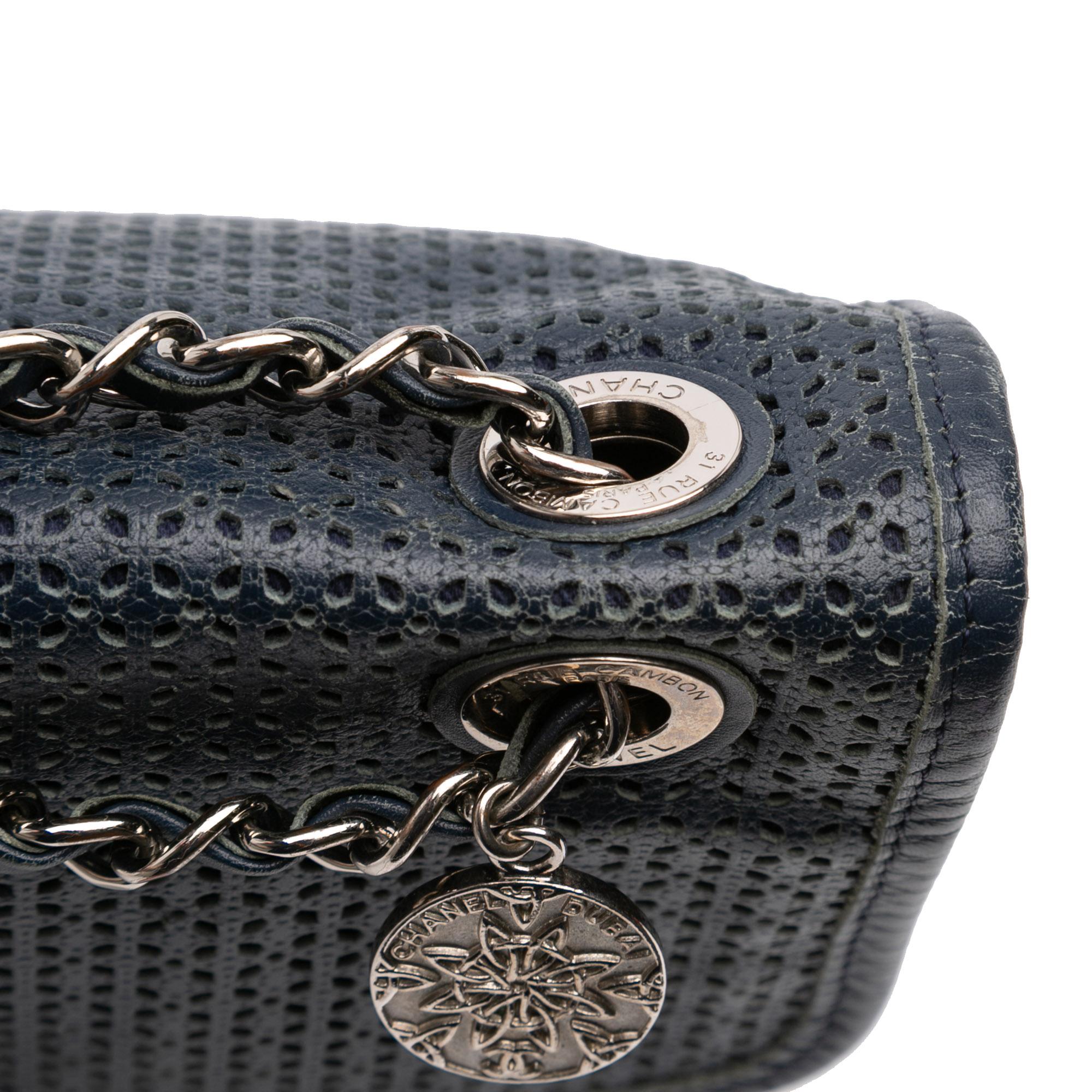 Chanel Medium Perforated Calfskin Up In The Air Flap