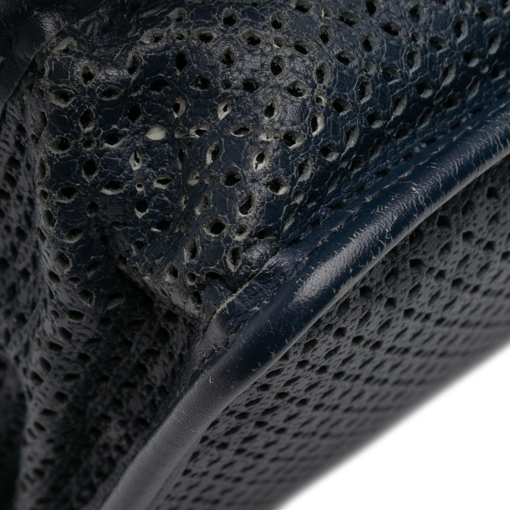Chanel Medium Perforated Calfskin Up In The Air Flap
