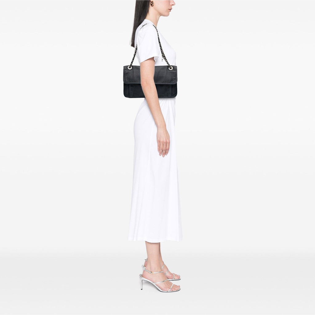 Chanel Medium Perforated Calfskin Up In The Air Flap