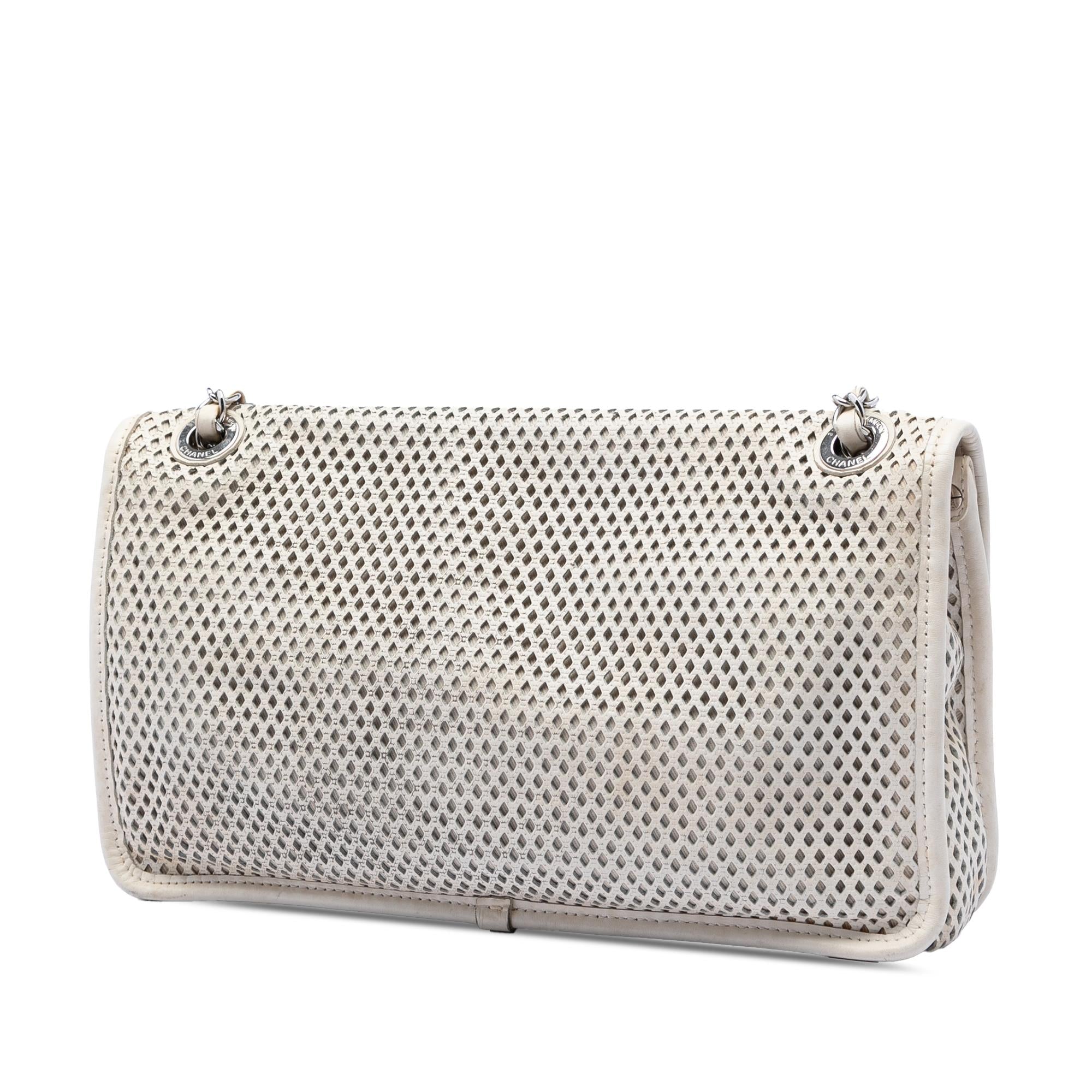 Chanel Medium Perforated Calfskin Up In The Air Flap