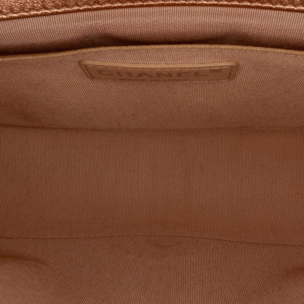 Chanel Medium Perforated Lambskin Boy Flap (SHG-Fd6Dnd)