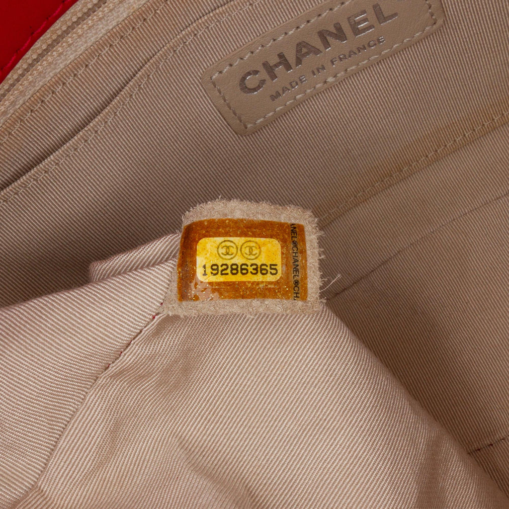 Chanel Medium Perforated Lambskin Punch Flap