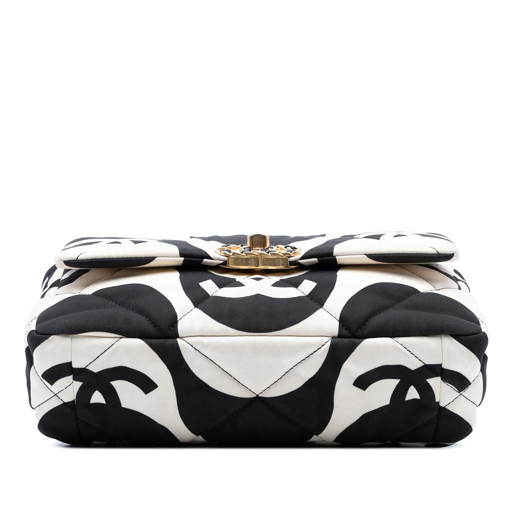 Chanel Medium Printed Silk 19 Flap