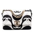 Chanel Medium Printed Silk 19 Flap
